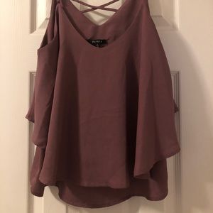Papaya Dark Pink Flowy Tank